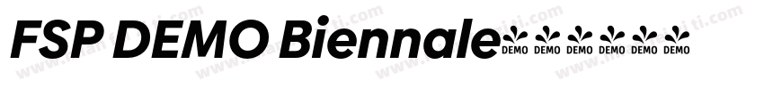 FSP DEMO Biennale字体转换